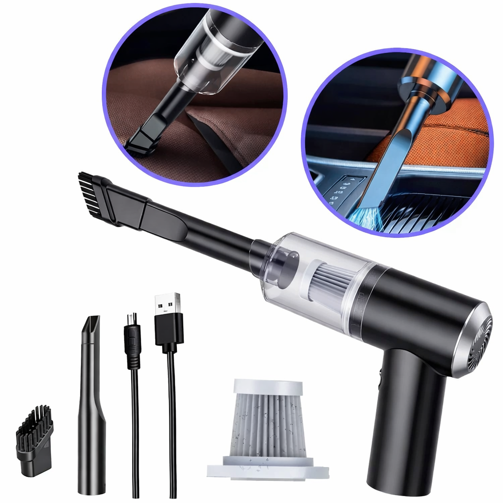 | Hidrolavadora Portátil Recargable 2 Baterías + Aspiradora Vacum 3 en 1 TurboJet™ |