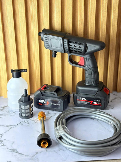 | Hidrolavadora Portátil Recargable 2 Baterías + Aspiradora Vacum 3 en 1 TurboJet™ |